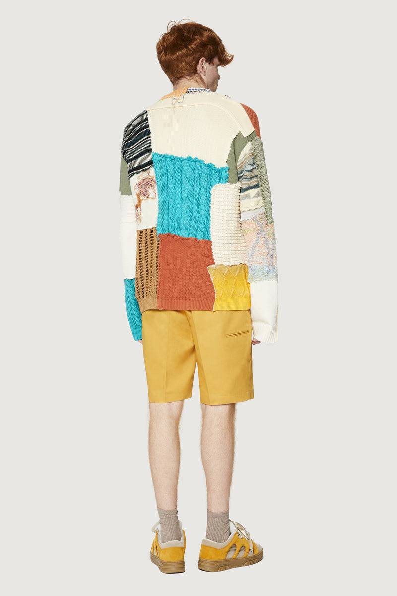 Paura UTOPIA PATCHWORK SWEATER MULTICOLOR Novità