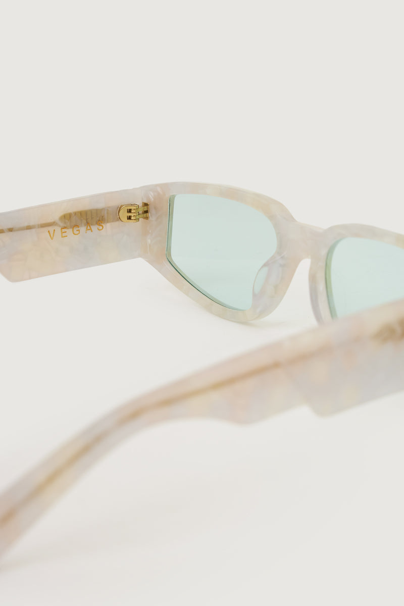 Paura VEGAS SUNGLASSES PEARL/CELESTIAL LENS Sconto