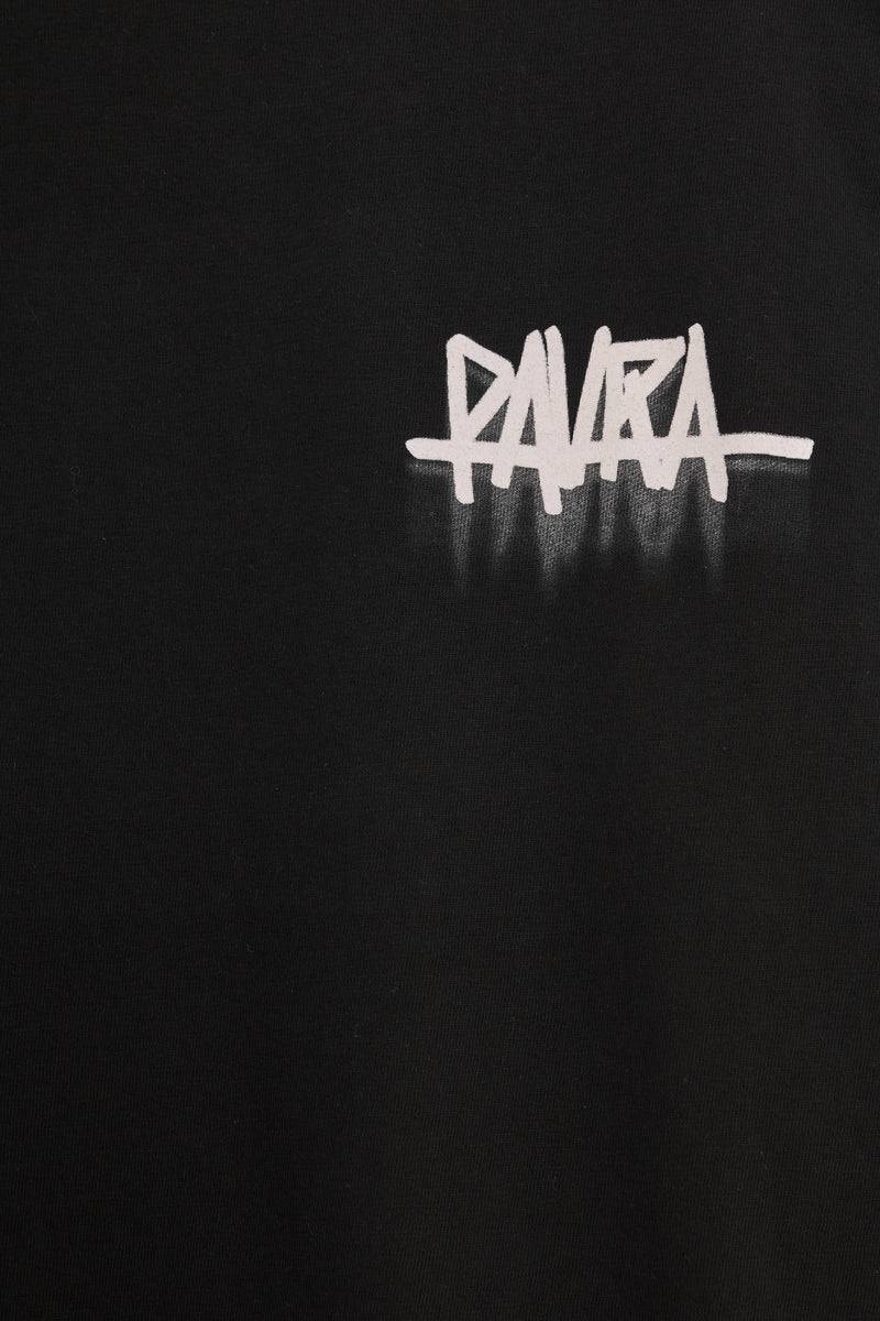 Paura YANNIS OVERSIZED T-SHIRT BLACK Outlet