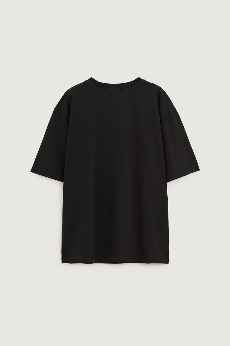 Paura YANNIS OVERSIZED T-SHIRT BLACK Outlet