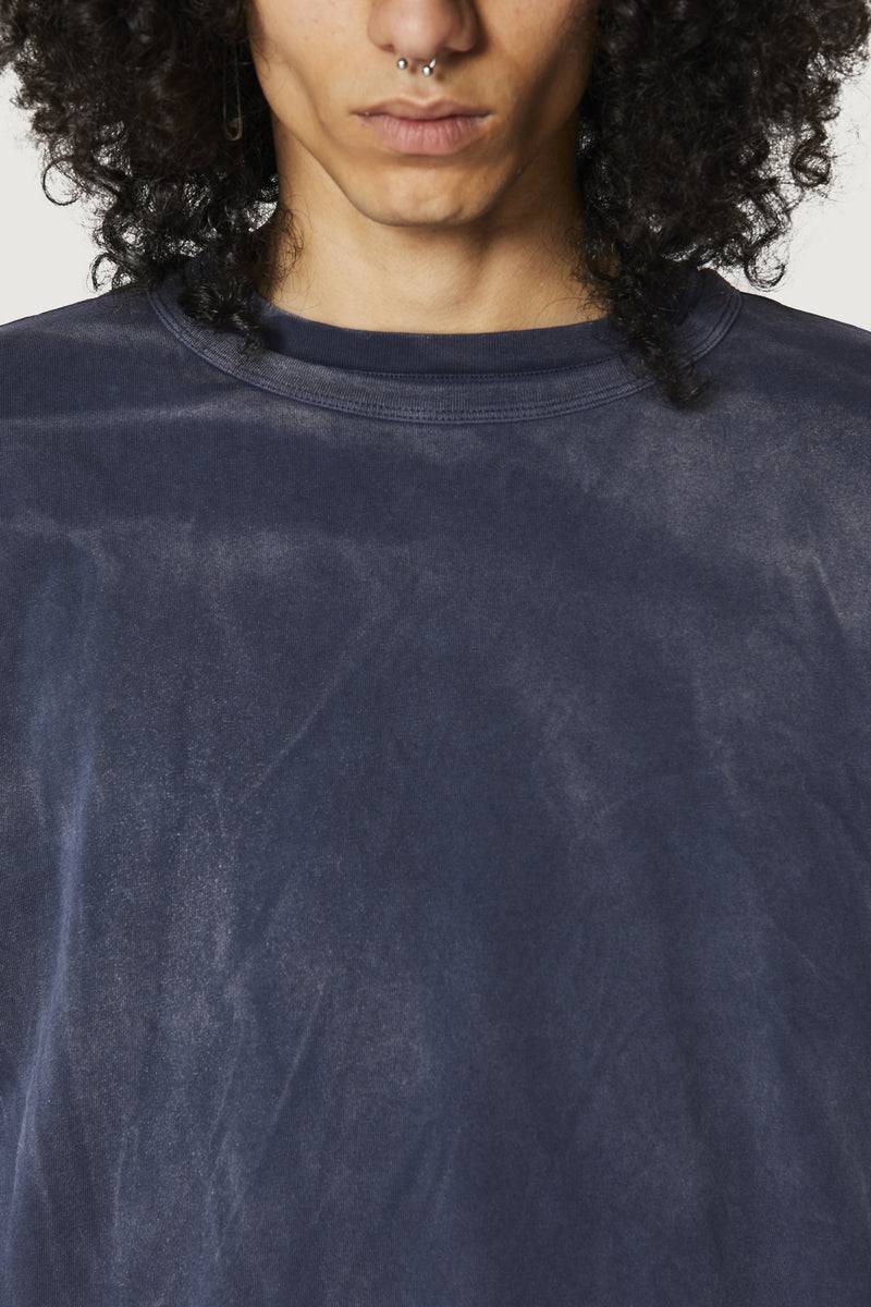 Paura ZENO DOUBLE LAYER LONGSLEEVE DARK BLUE Saldi