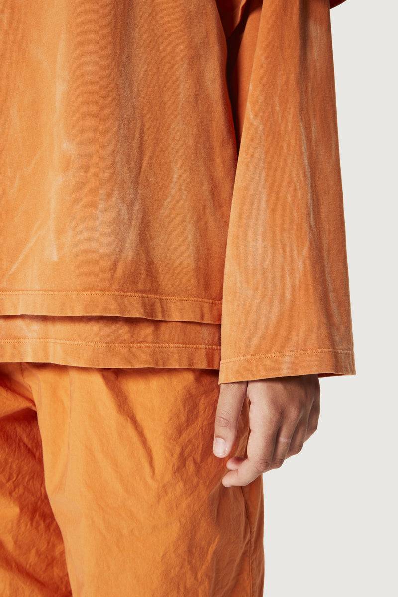 Paura ZENO DOUBLE LAYER LONGSLEEVE ORANGE Offerte