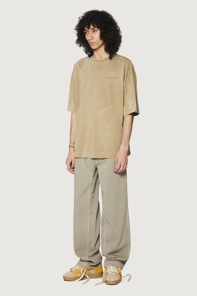 Paura SAID OVERSIZED T-SHIRT MUD Vendita Economica