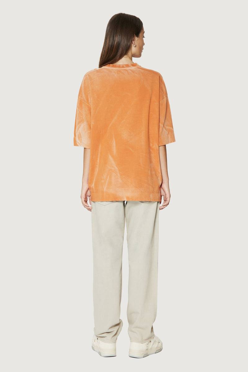 Paura SAID OVERSIZED T-SHIRT ORANGE Saldi Di Fabbrica
