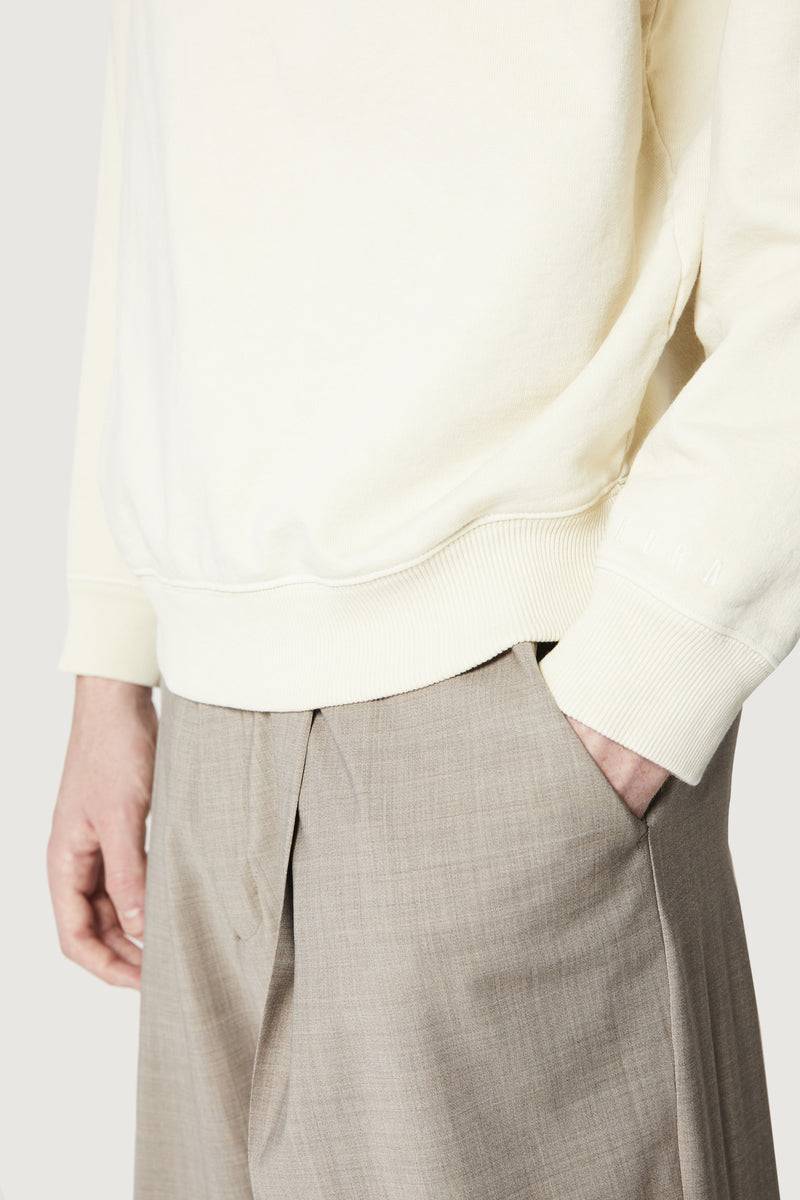 Paura SAMUEL CREWNECK SWEATSHIRT COSMIC LOGO OFF-WHITE Vendite Flash