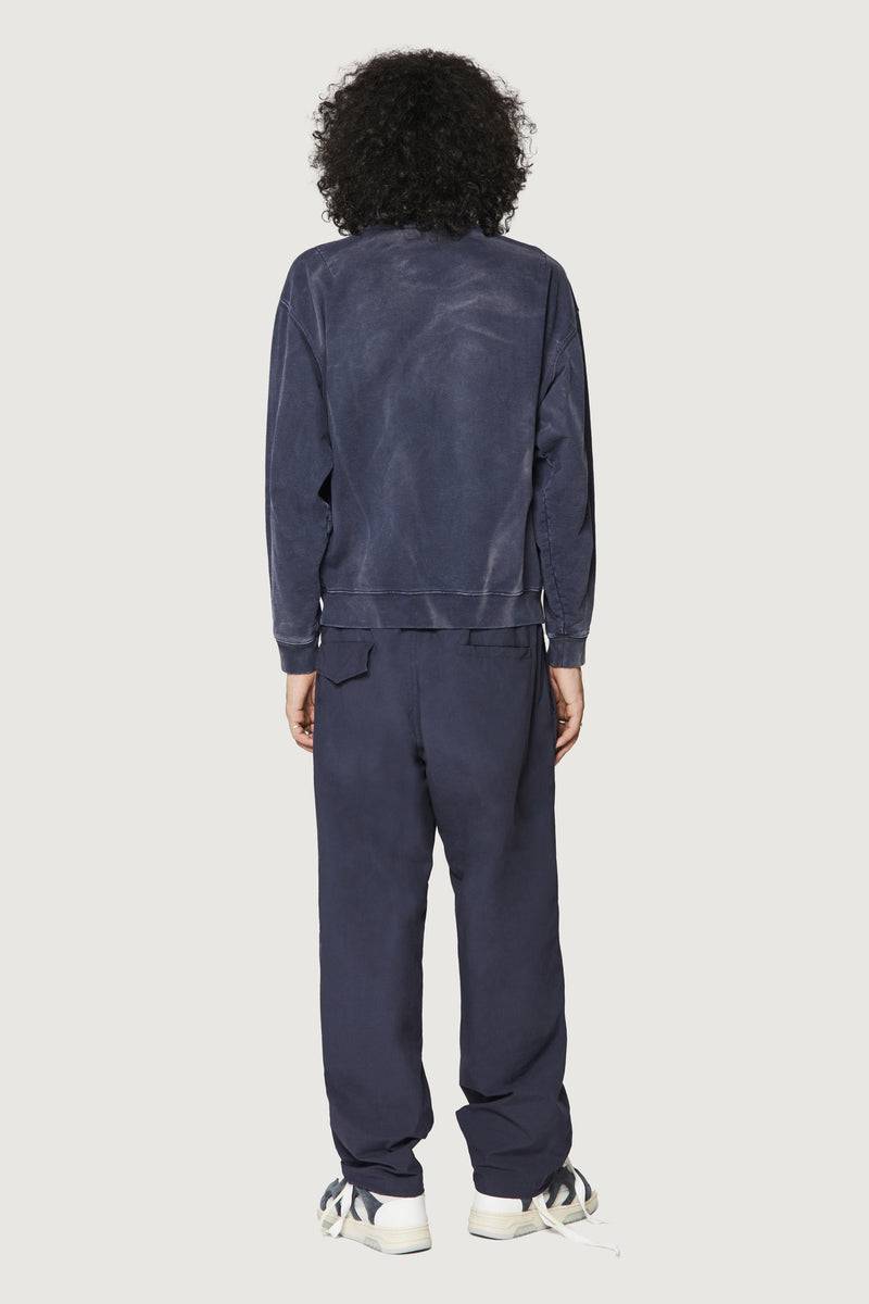 Paura SAMUEL CREWNECK SWEATSHIRT DARK BLUE Negozio