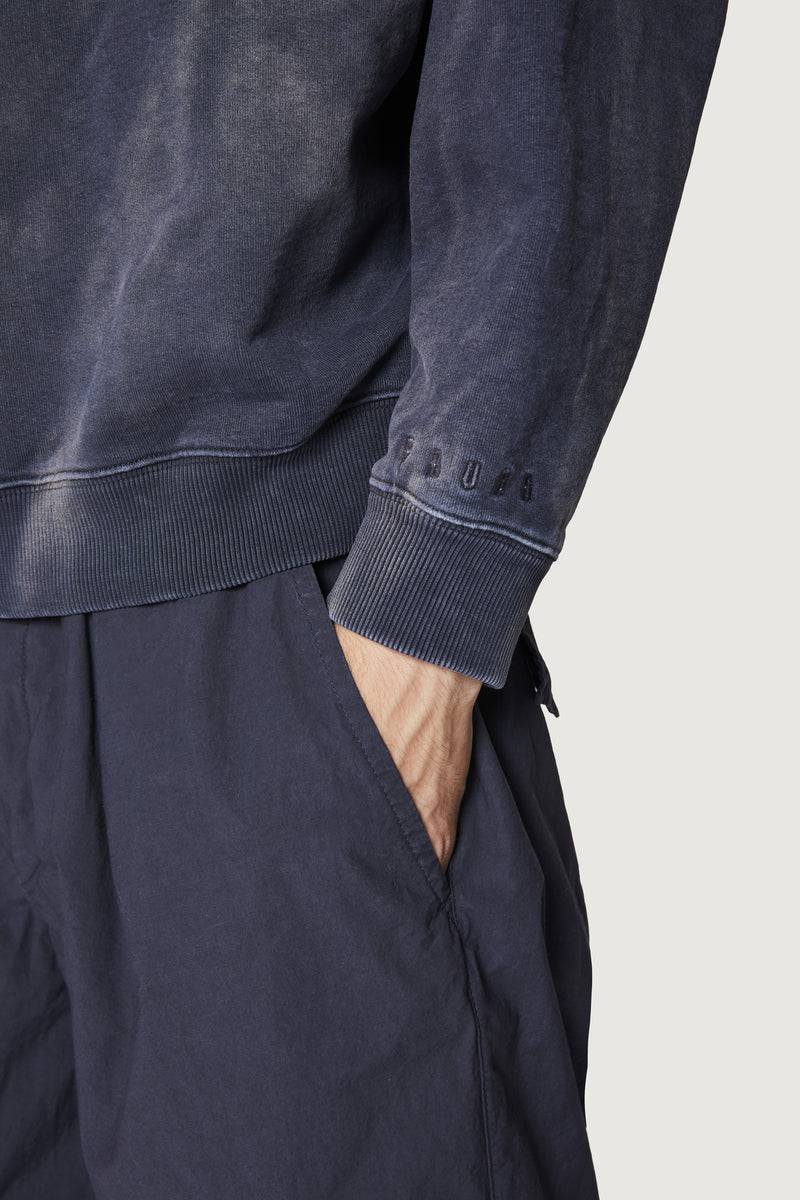 Paura SAMUEL CREWNECK SWEATSHIRT DARK BLUE Negozio