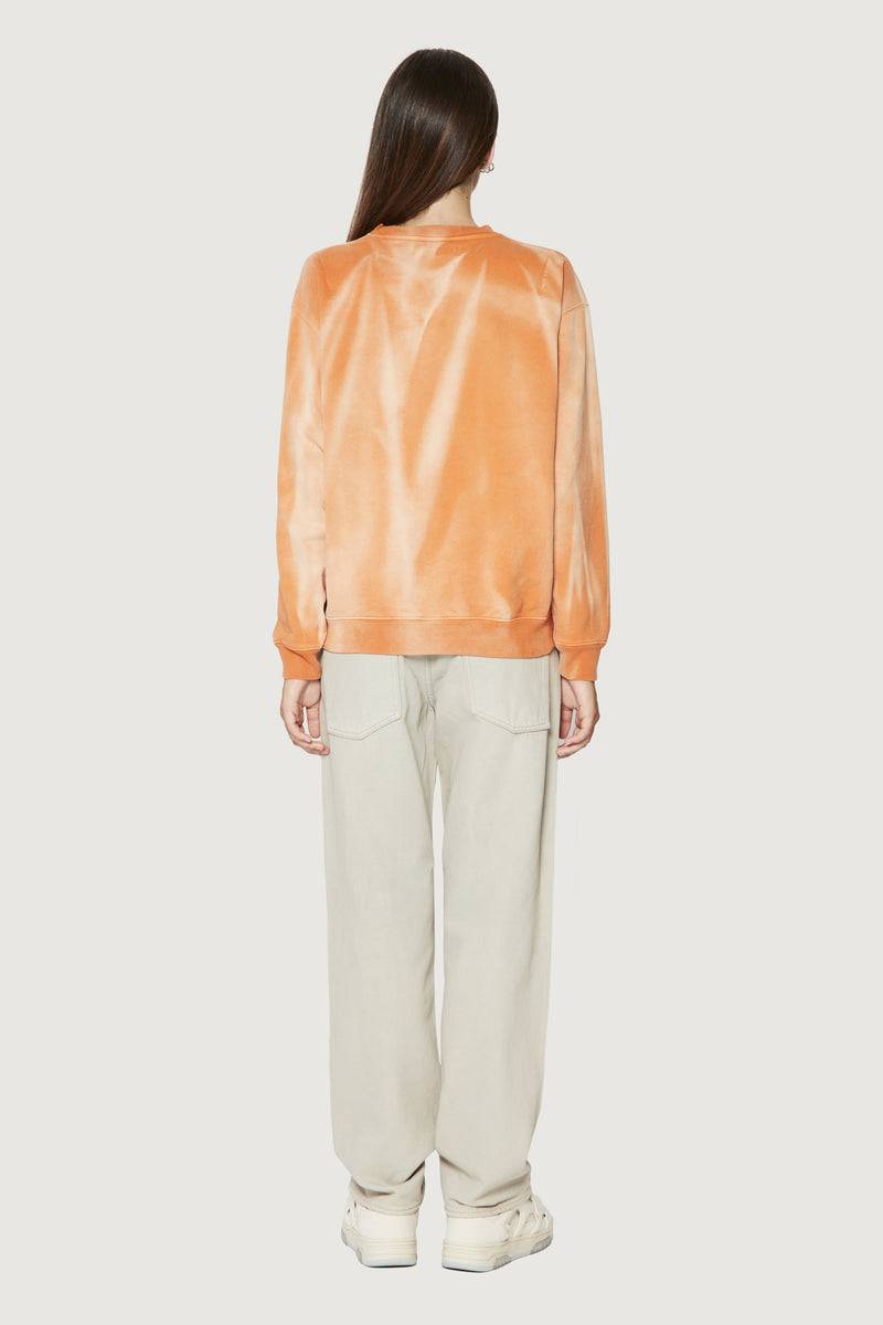 Paura SAMUEL CREWNECK SWEATSHIRT ORANGE Nuova