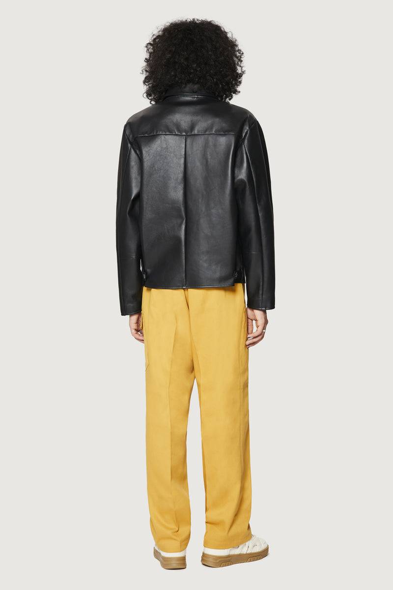 Paura RAFA LEATHER JACKET BLACK Online Outlet