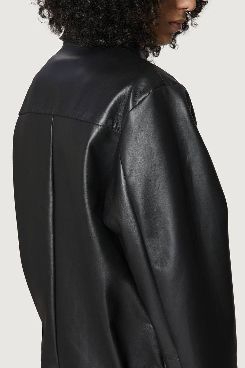 Paura RAFA LEATHER JACKET BLACK Online Outlet