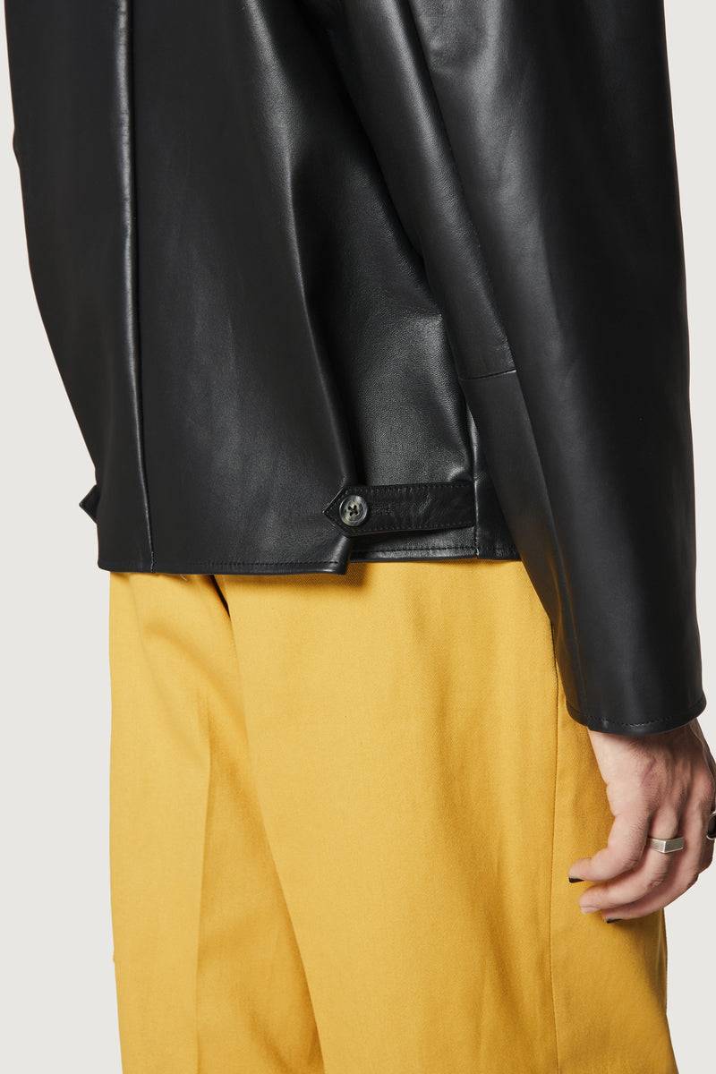 Paura RAFA LEATHER JACKET BLACK Online Outlet
