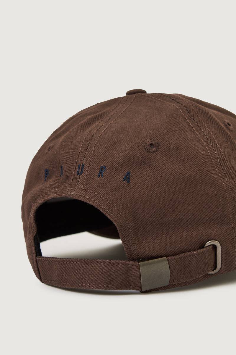 Paura RAY DAD HAT BROWN/BLUE Sottocosto