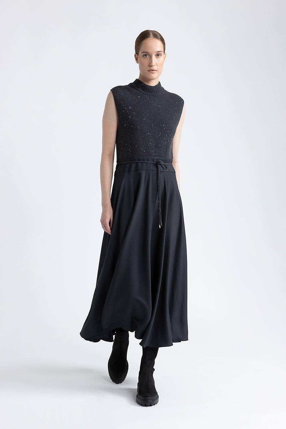 Peserico Abito in lana, seta, cashmere e lurex