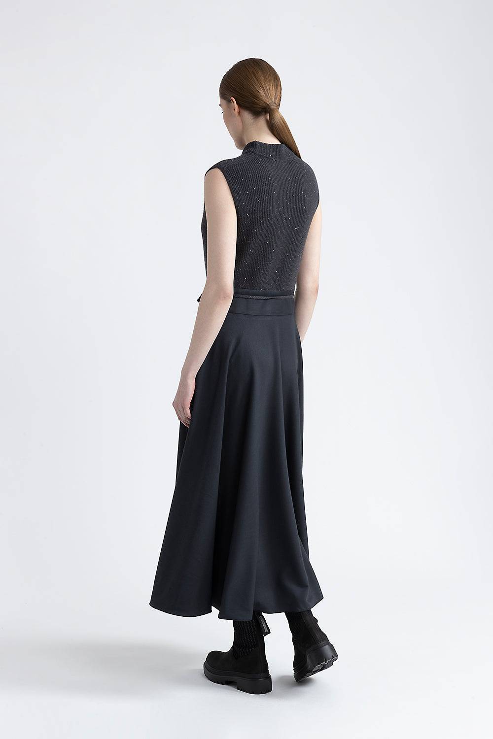 Peserico Abito in lana, seta, cashmere e lurex Saldi
