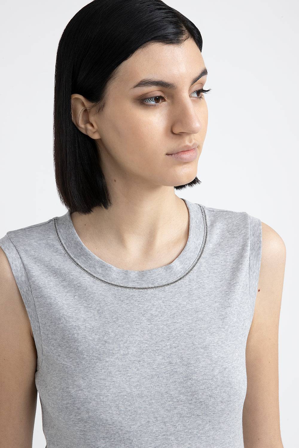 Peserico Top in jersey stretch con Punto Luce In Saldo