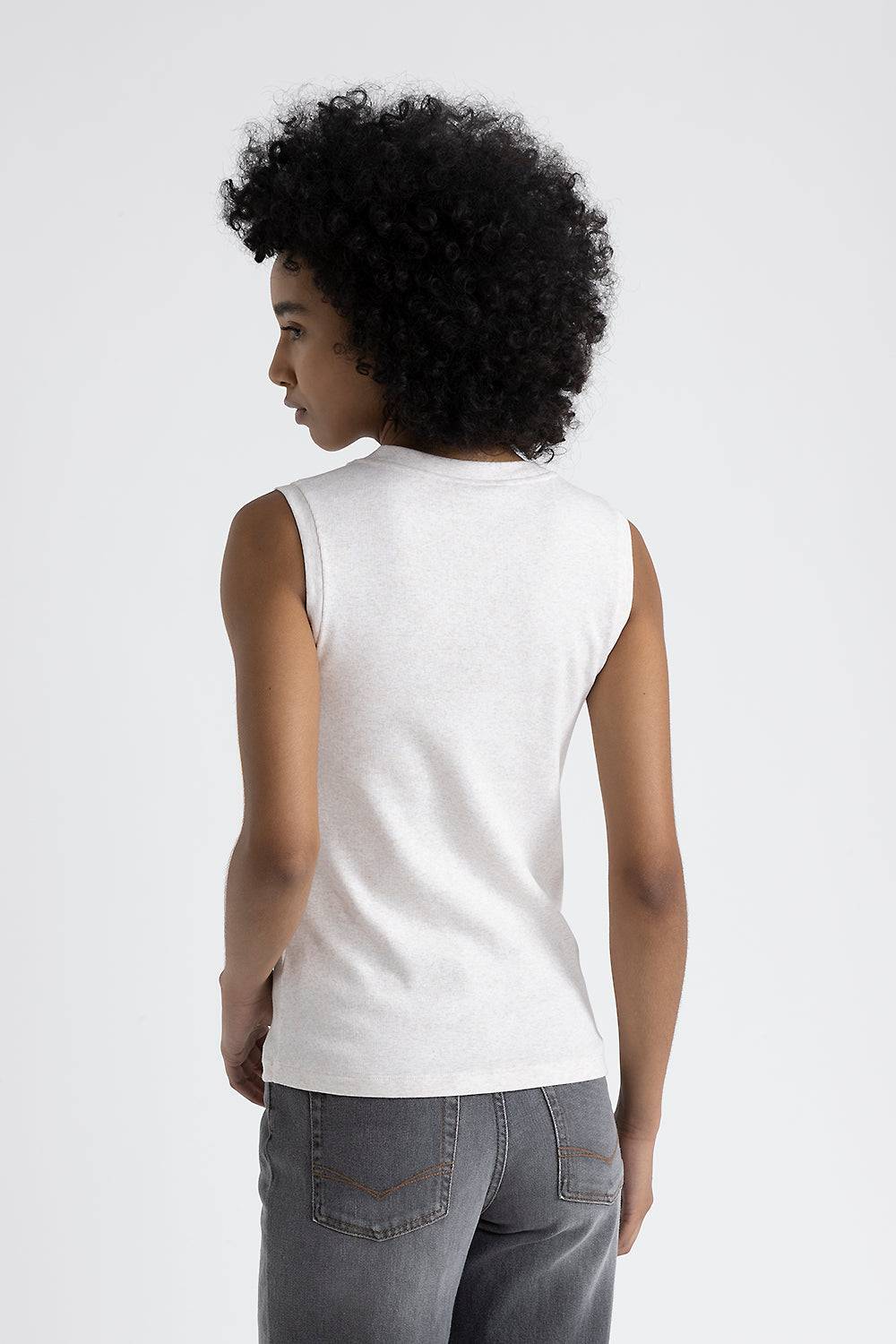Peserico Top in jersey stretch con Punto Luce Nuova