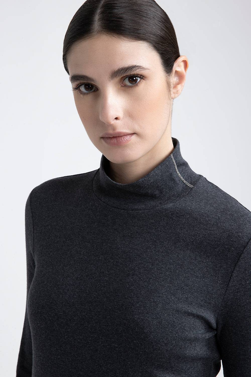 Peserico Top con collo a lupetto e Punto Luce Promozione