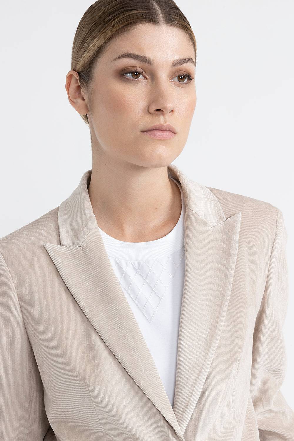 Peserico Blazer monopetto in velluto Shopping Online