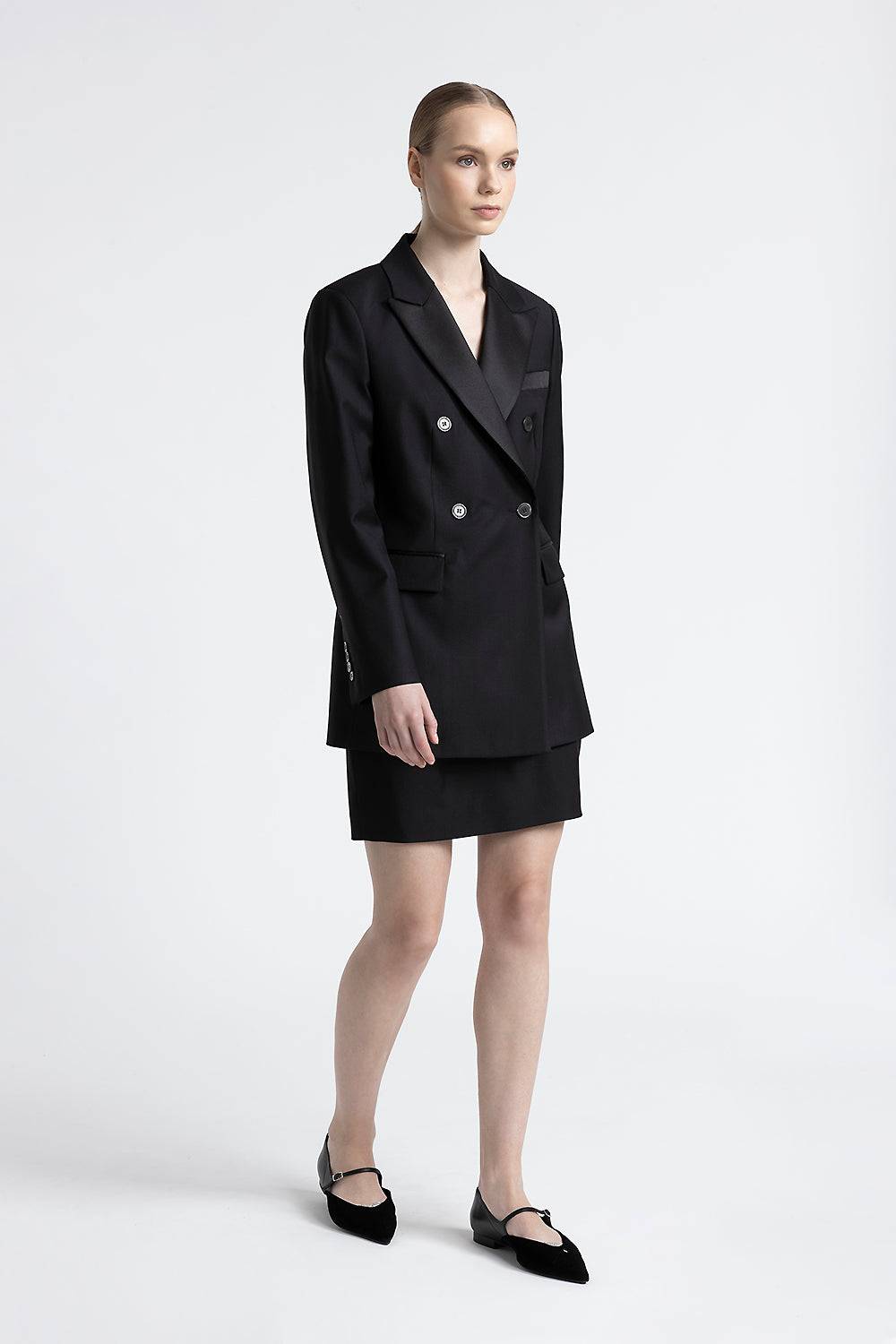 Peserico Blazer doppiopetto in twill di pura lana Novità