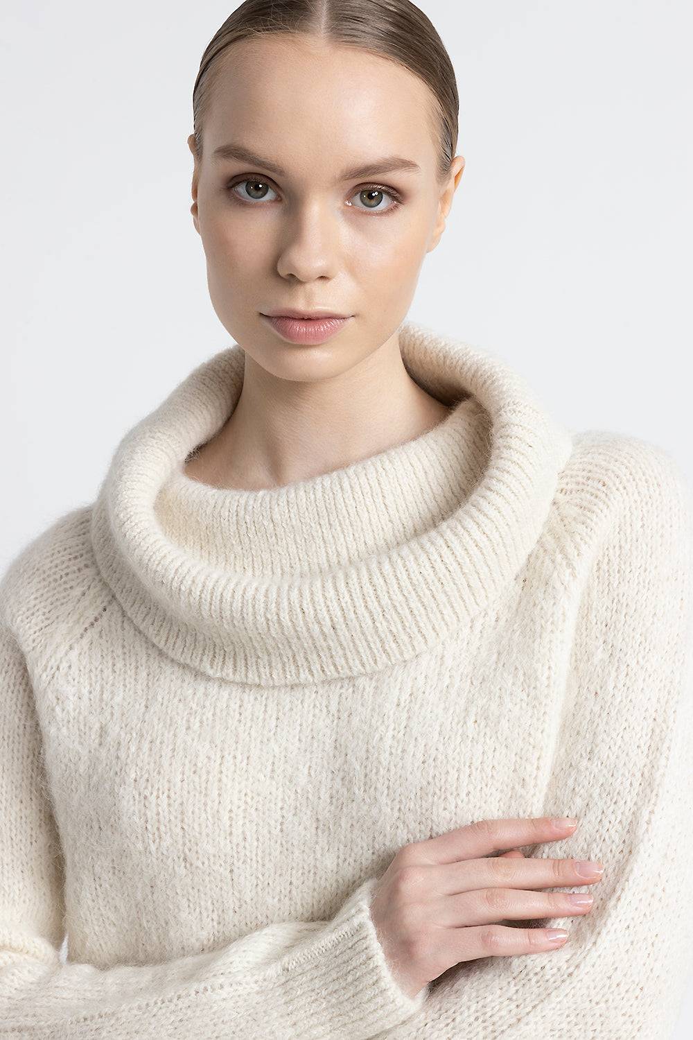 Peserico Maglia con spalle scoperte in lana d'alpaca e merino Hotsell