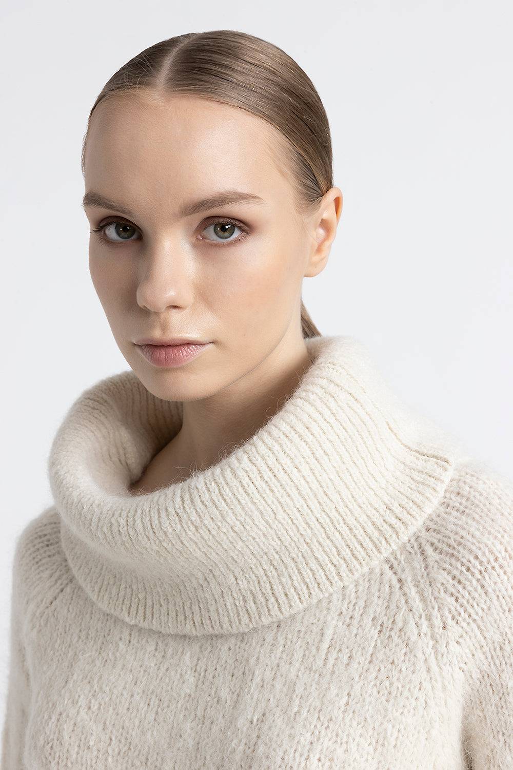 Peserico Maglia con spalle scoperte in lana d'alpaca e merino Hotsell