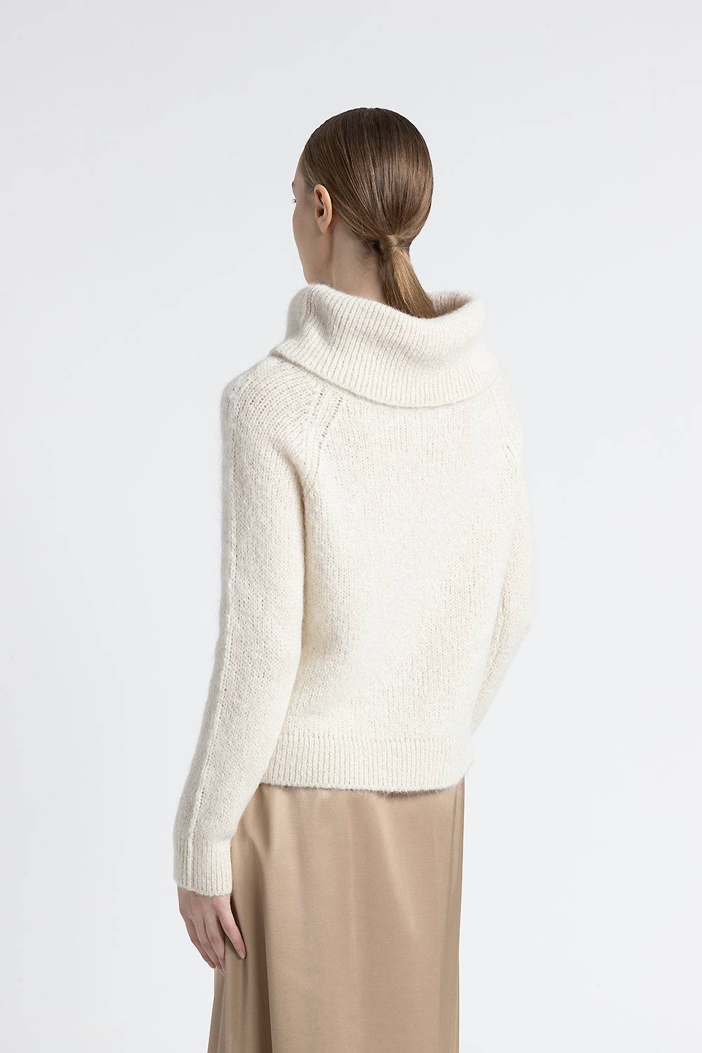 Peserico Maglia con spalle scoperte in lana d'alpaca e merino Hotsell