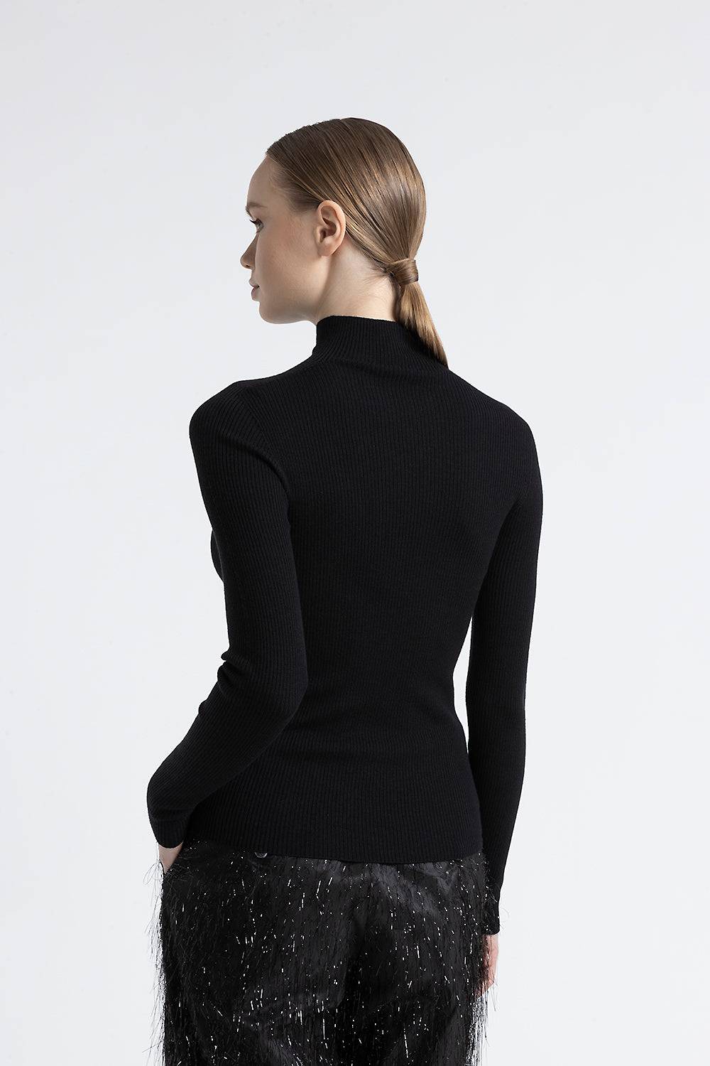 Peserico Maglia collo alto in pura lana vergine In Saldo