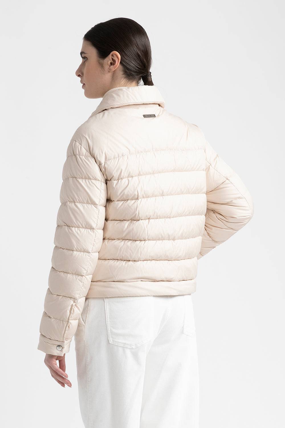 Peserico Giacca camicia in piuma d'oca con bottoni Vendita