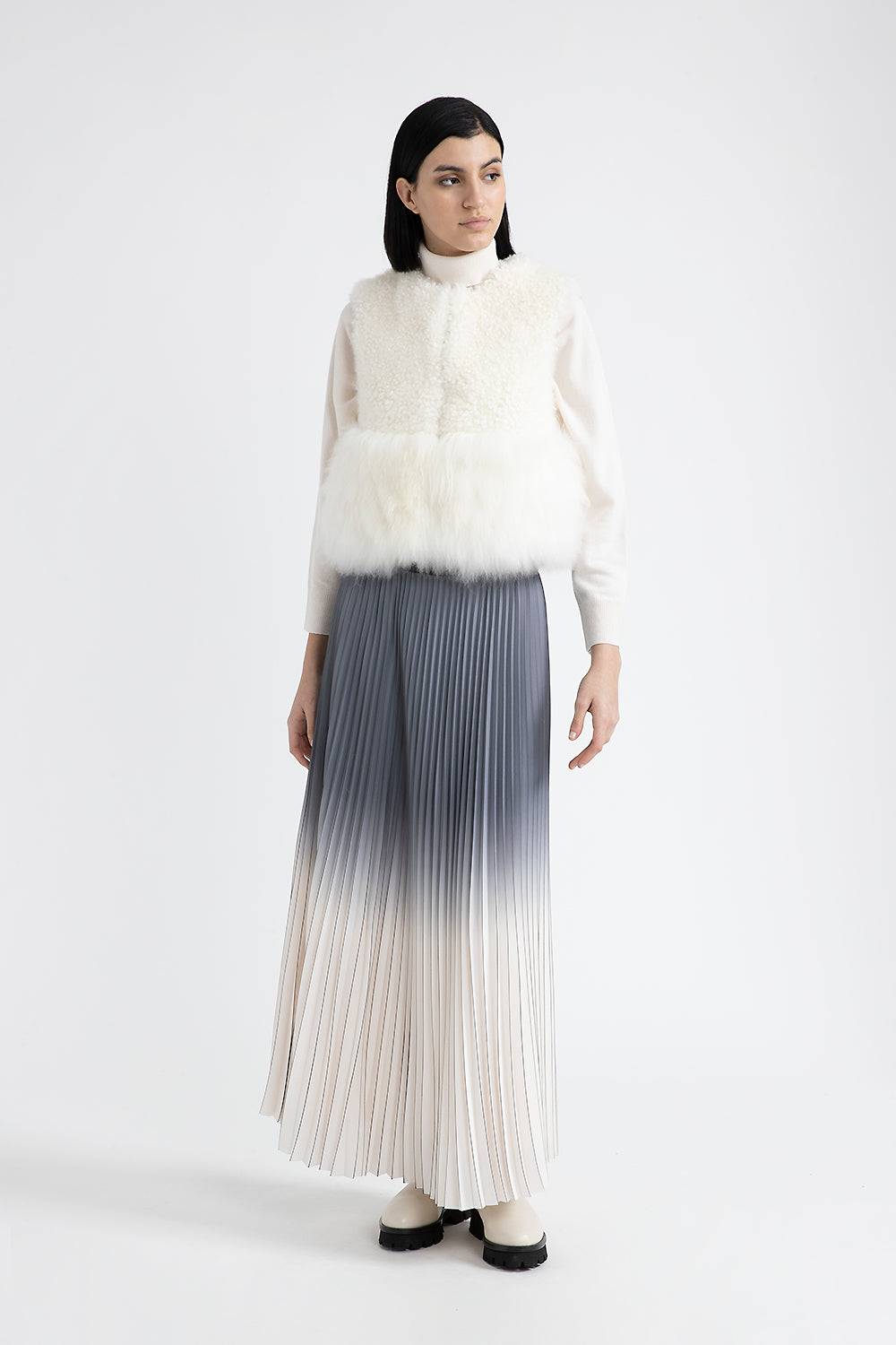 Peserico Gilet in vero pelo di capra cashmere Promozione