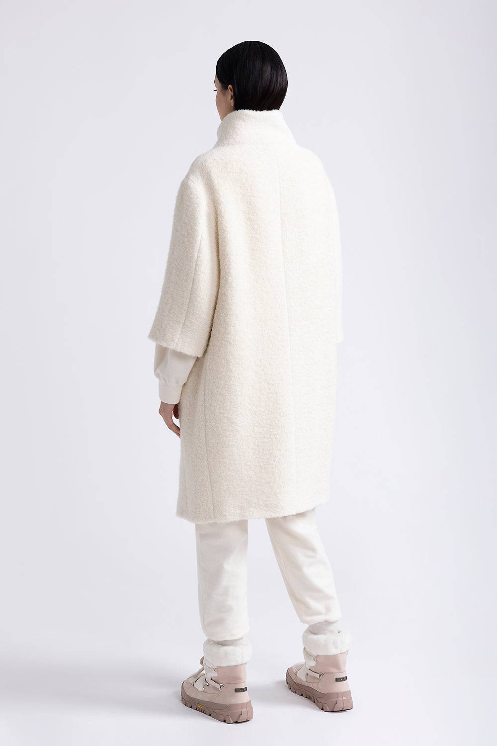 Peserico Cappotto in panno bouclè in lana e alpaca Acquista Ora