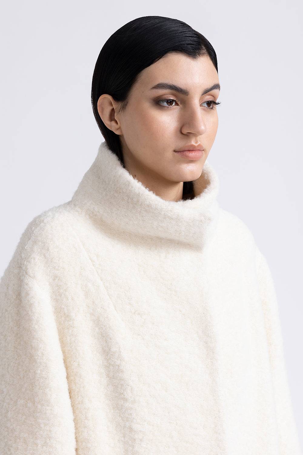 Peserico Cappotto in panno bouclè in lana e alpaca Acquista Ora