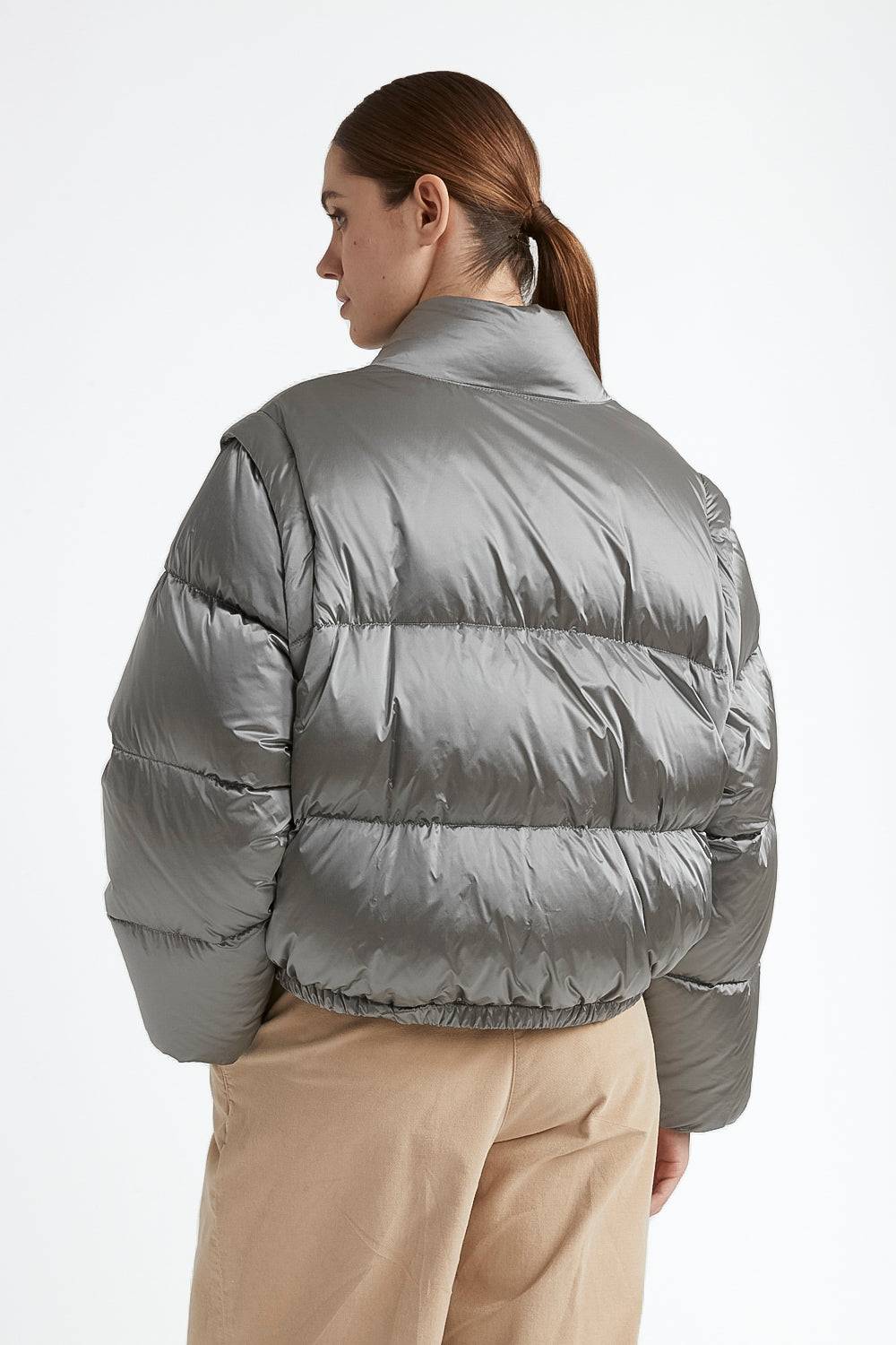 Peserico Piumino in twill di nylon cangiante water repellent In Vendita