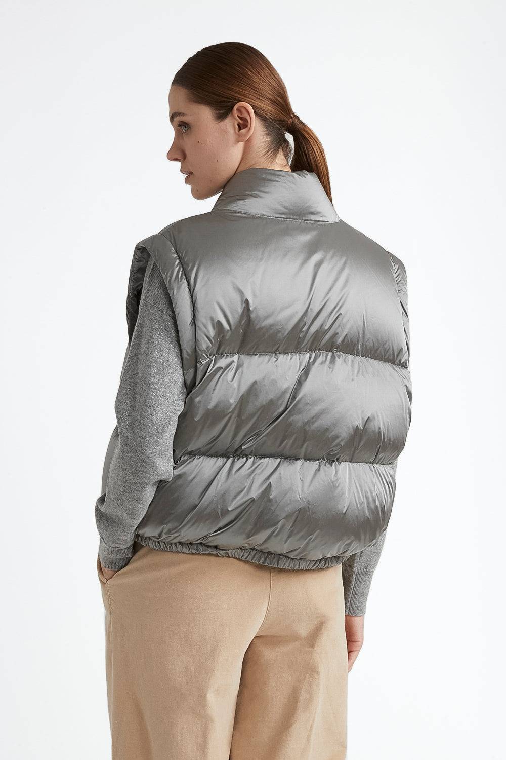 Peserico Piumino in twill di nylon cangiante water repellent In Vendita