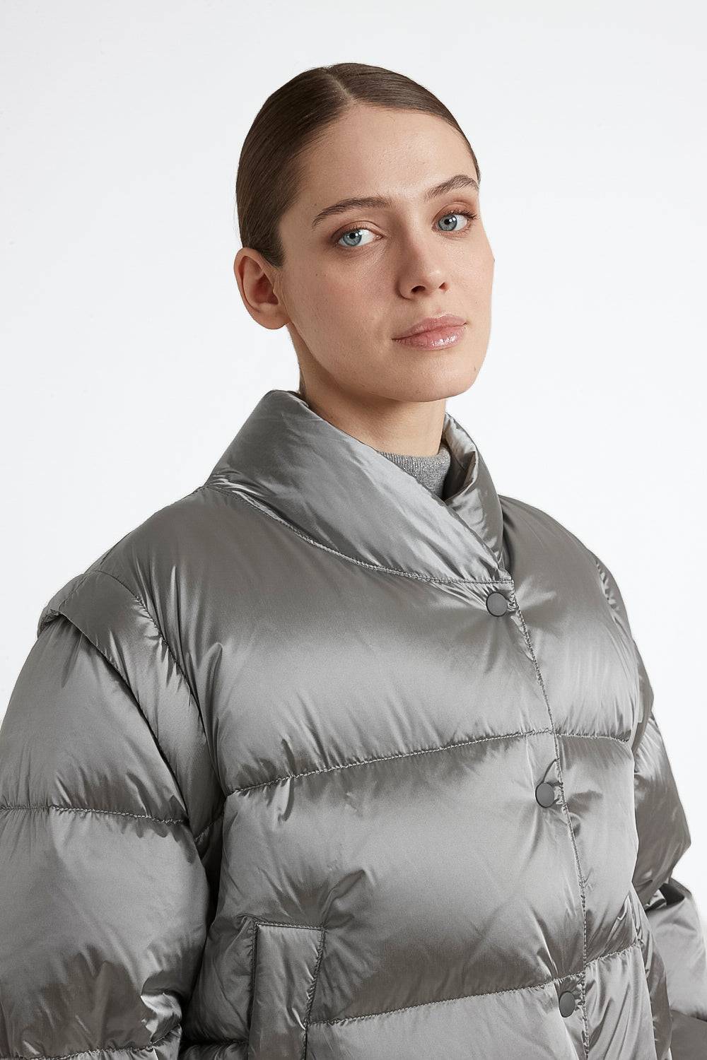 Peserico Piumino in twill di nylon cangiante water repellent In Vendita