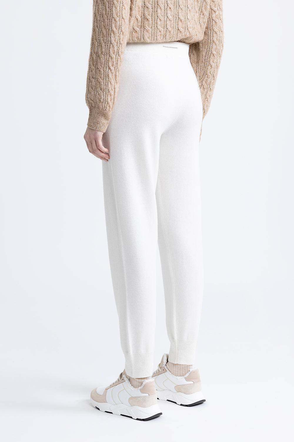 Peserico Pantalone jogger in lana, seta e cashmere Vendita Calda