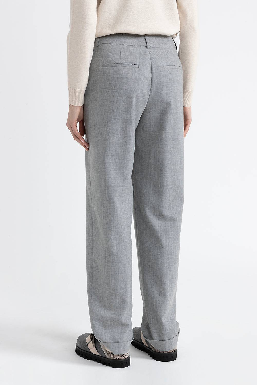 Peserico Pantalone classic tailored in lana tecnica Negozio