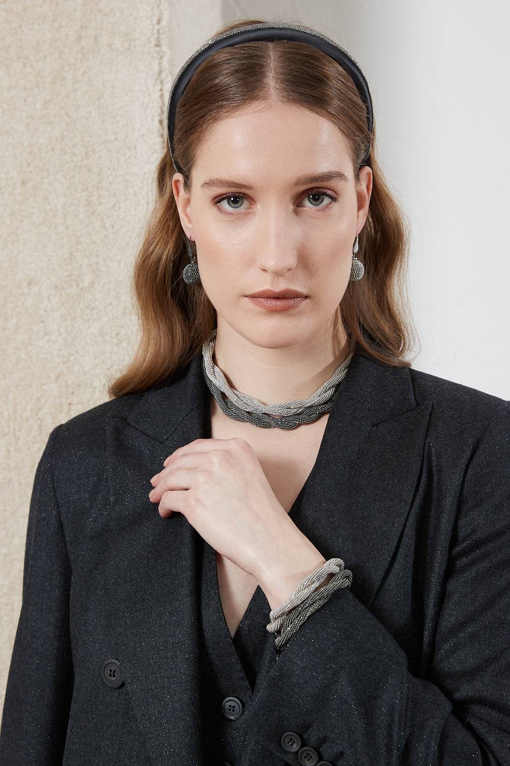 Peserico Bracciale con torchonne in catena Punto Luce Promozione