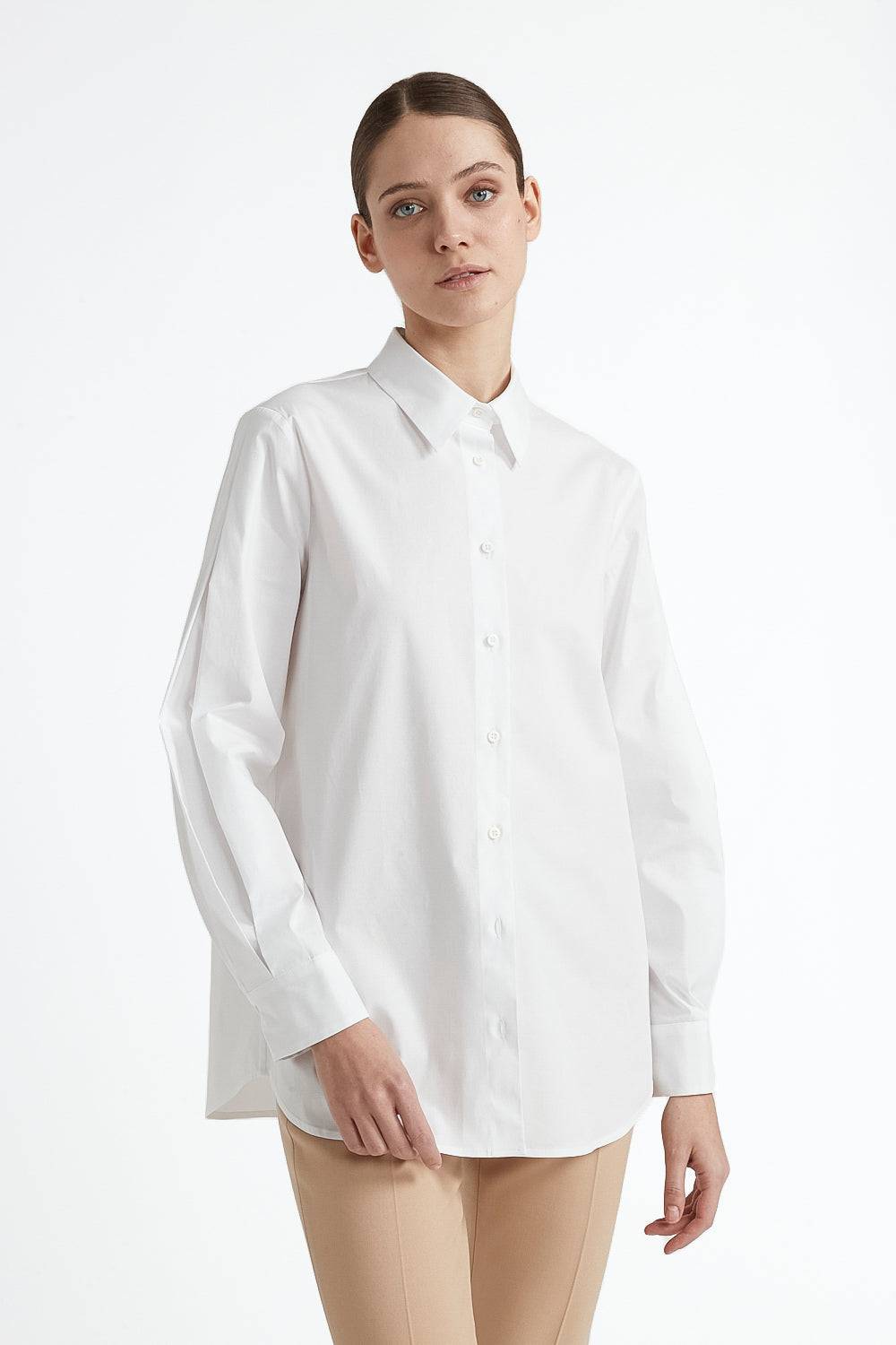 Peserico Camicia ampia in popeline di cotone In Vendita