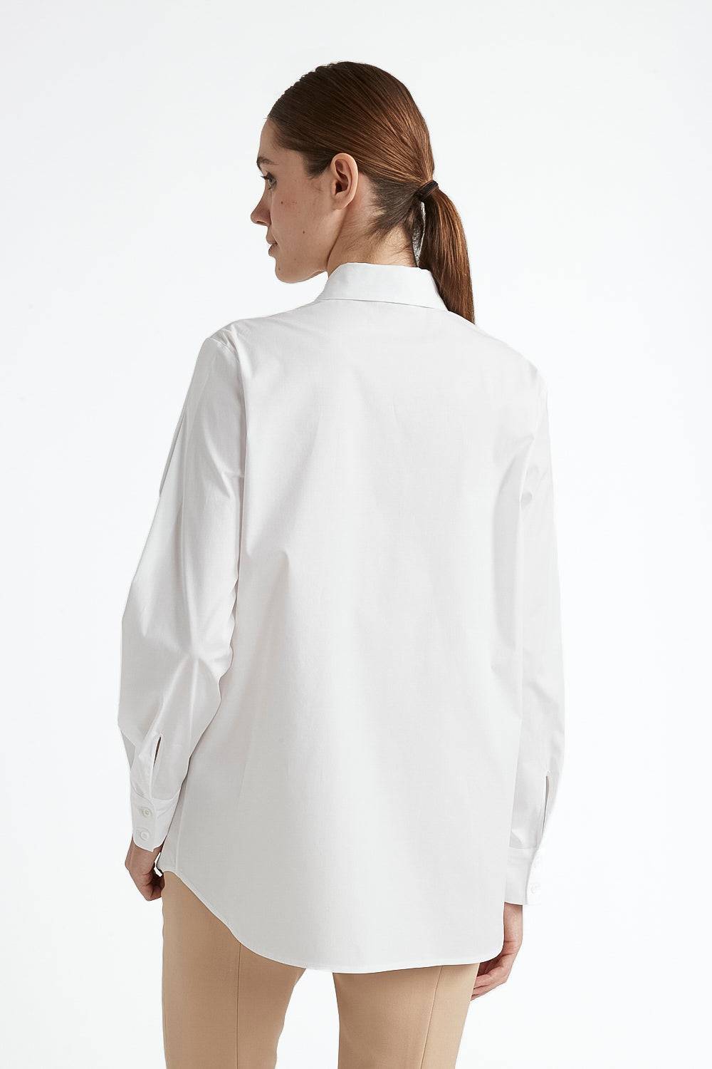 Peserico Camicia ampia in popeline di cotone In Vendita