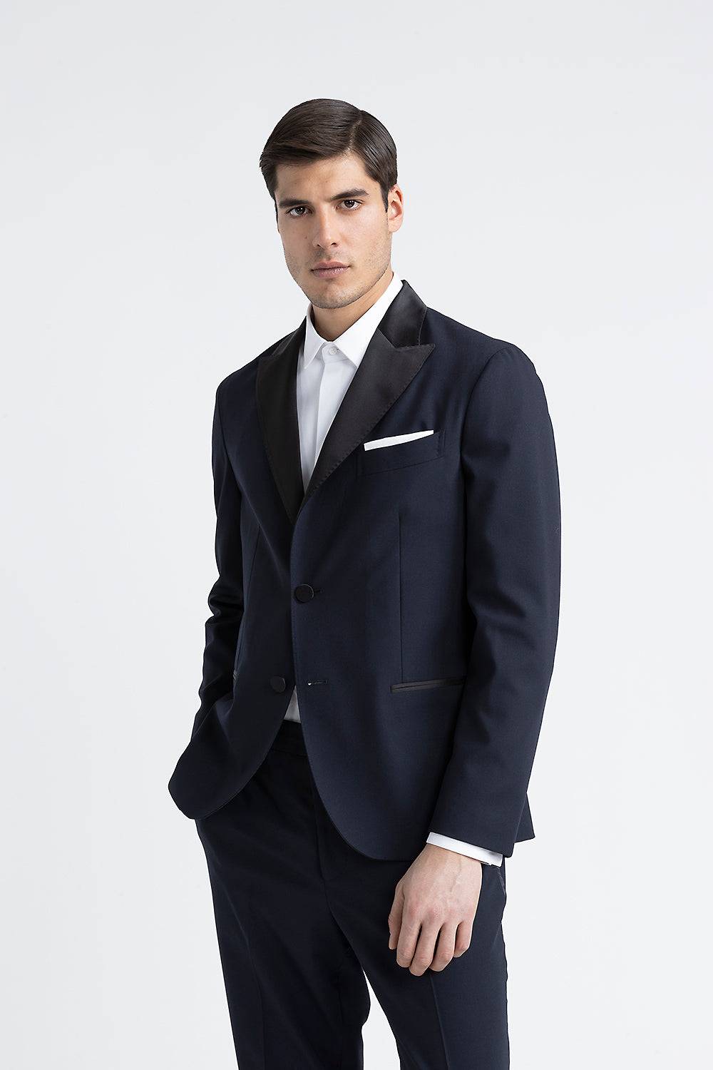 Peserico Blazer monopetto evening in lana e seta
