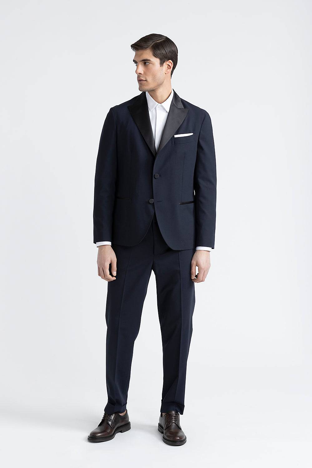 Peserico Blazer monopetto evening in lana e seta Presa