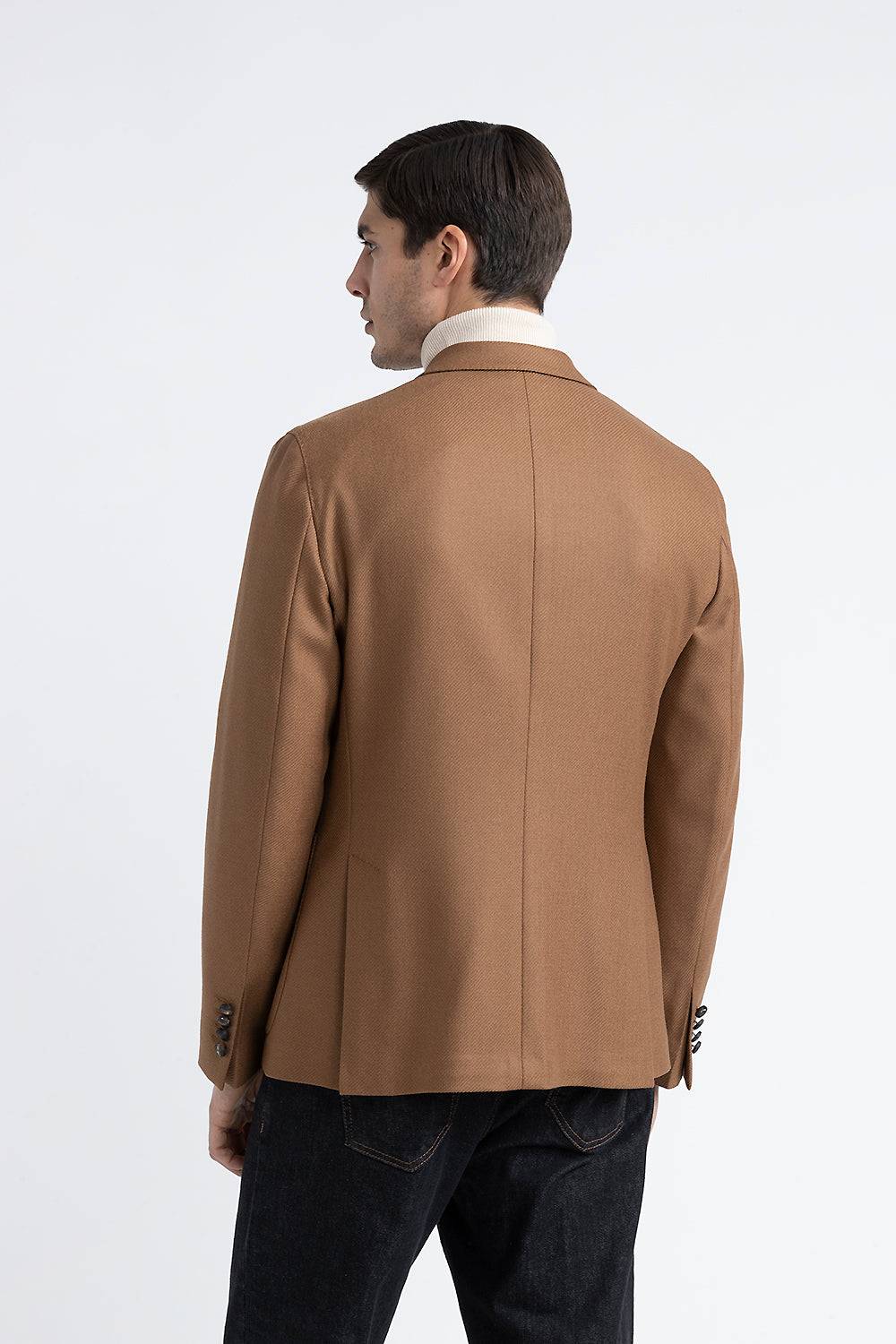 Peserico Blazer doppiopetto in lana e cashmere Economico