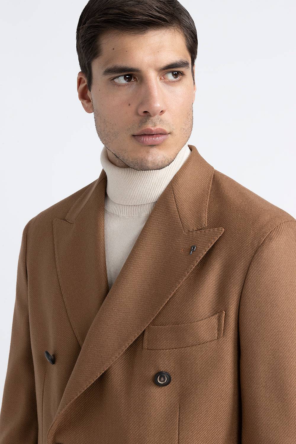 Peserico Blazer doppiopetto in lana e cashmere Economico