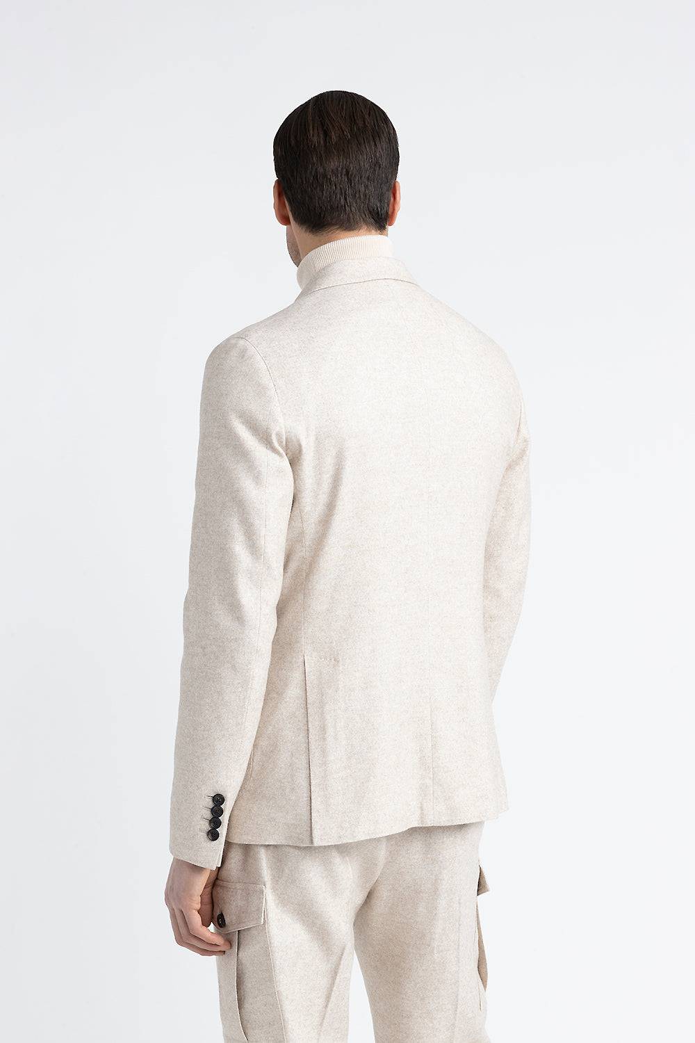 Peserico Blazer monopetto in tweed di lana, seta e cashmere Outlet