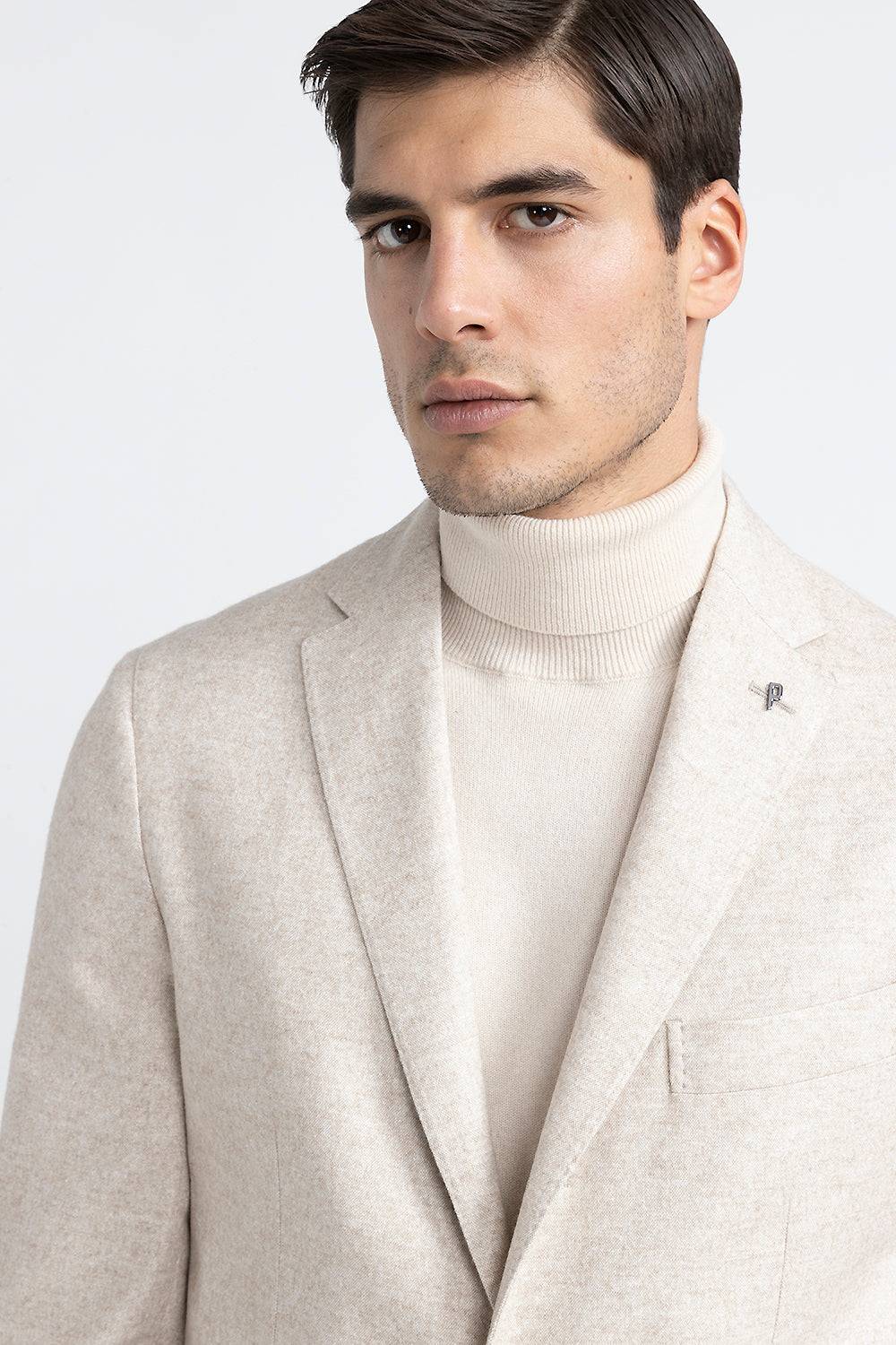 Peserico Blazer monopetto in tweed di lana, seta e cashmere Outlet
