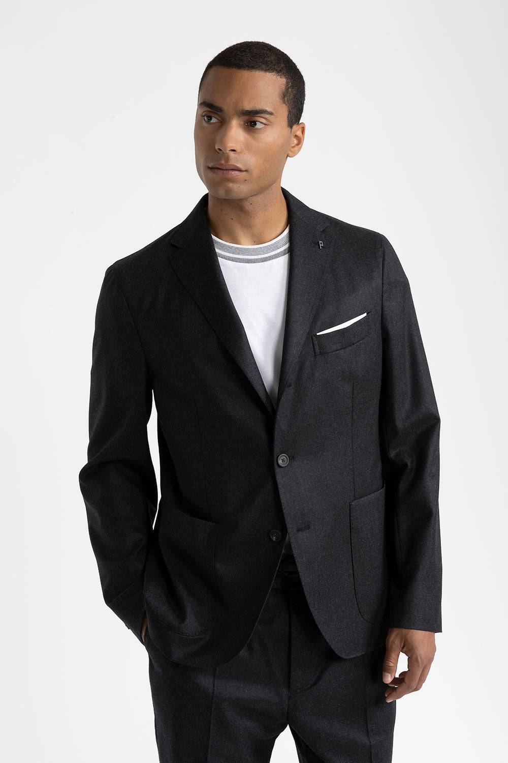 Peserico Blazer monopetto in pura lana vergine