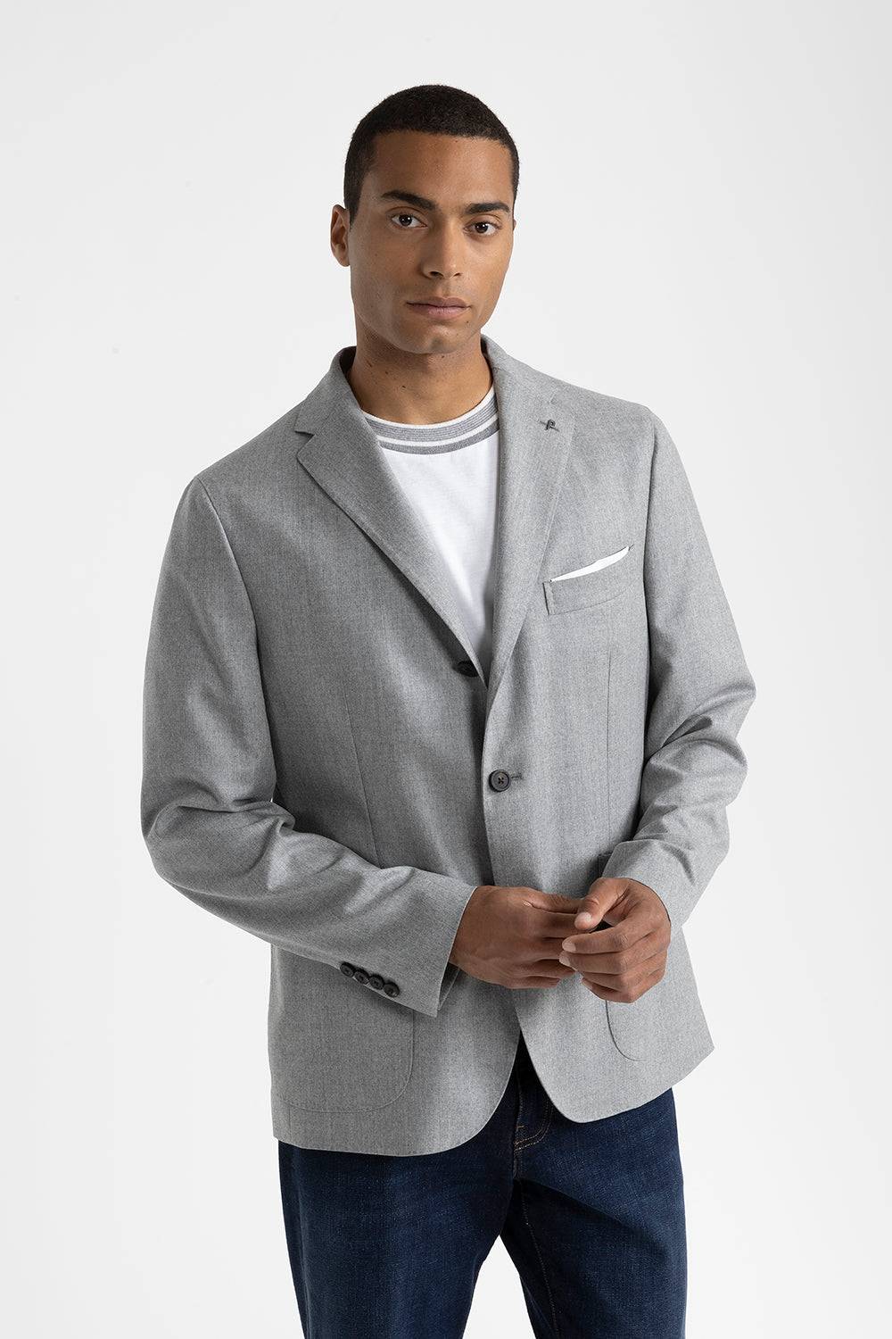 Peserico Blazer monopetto in pura lana vergine