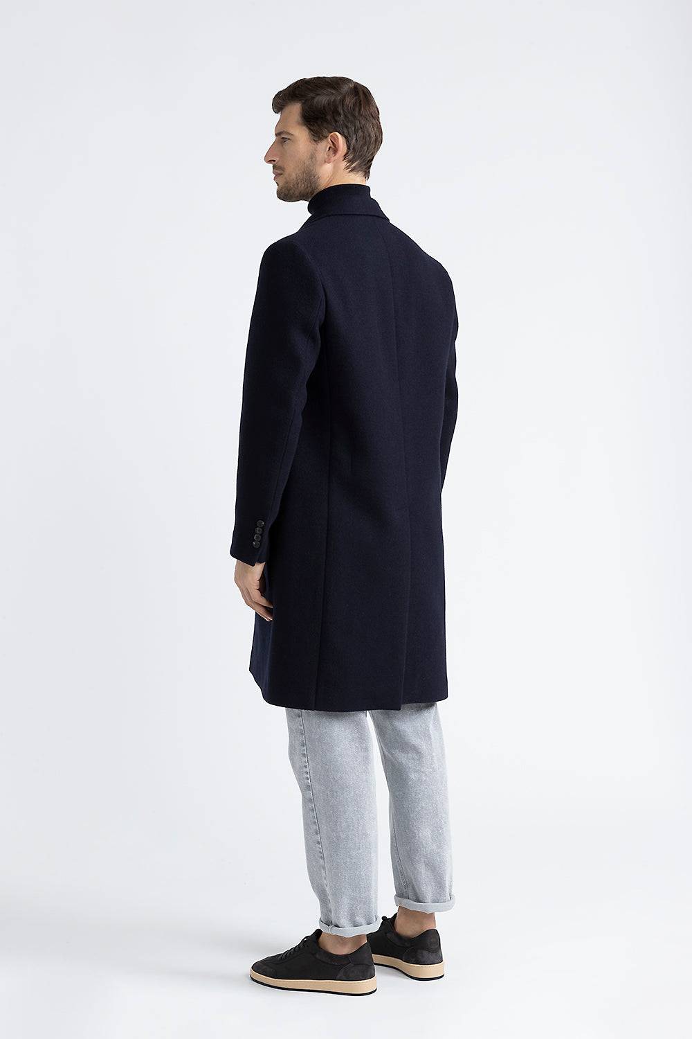 Peserico Cappotto monopetto in pura lana Offerte