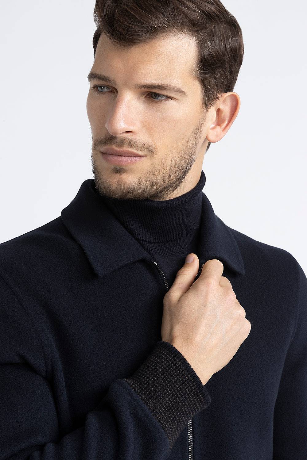 Peserico Giubbino in panno double di lana cashmere Italy