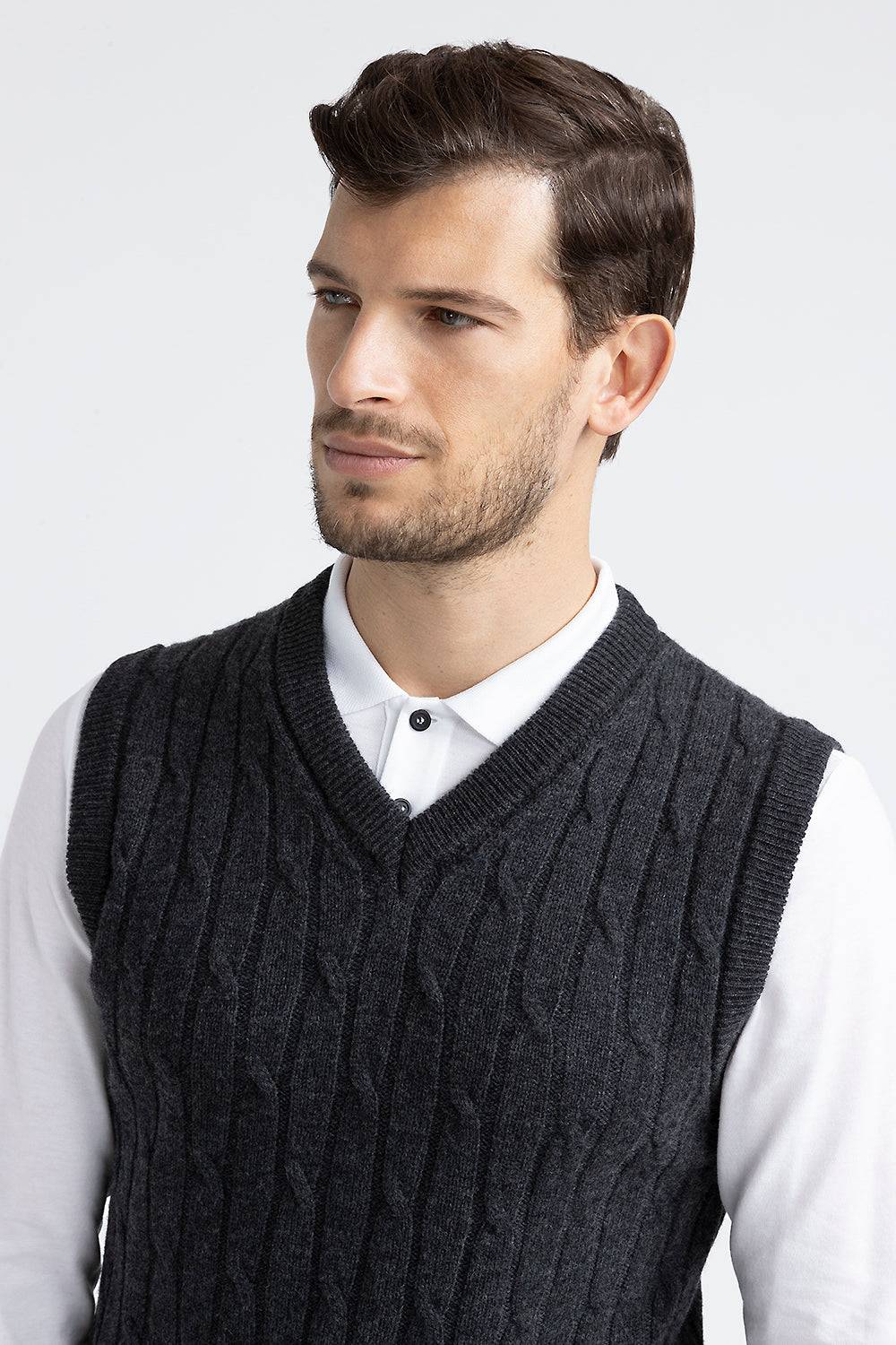 Peserico Gilet in lana merinos extrafine e cashmere Soddisfazione Garantita